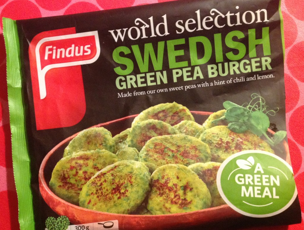 Findus green peas